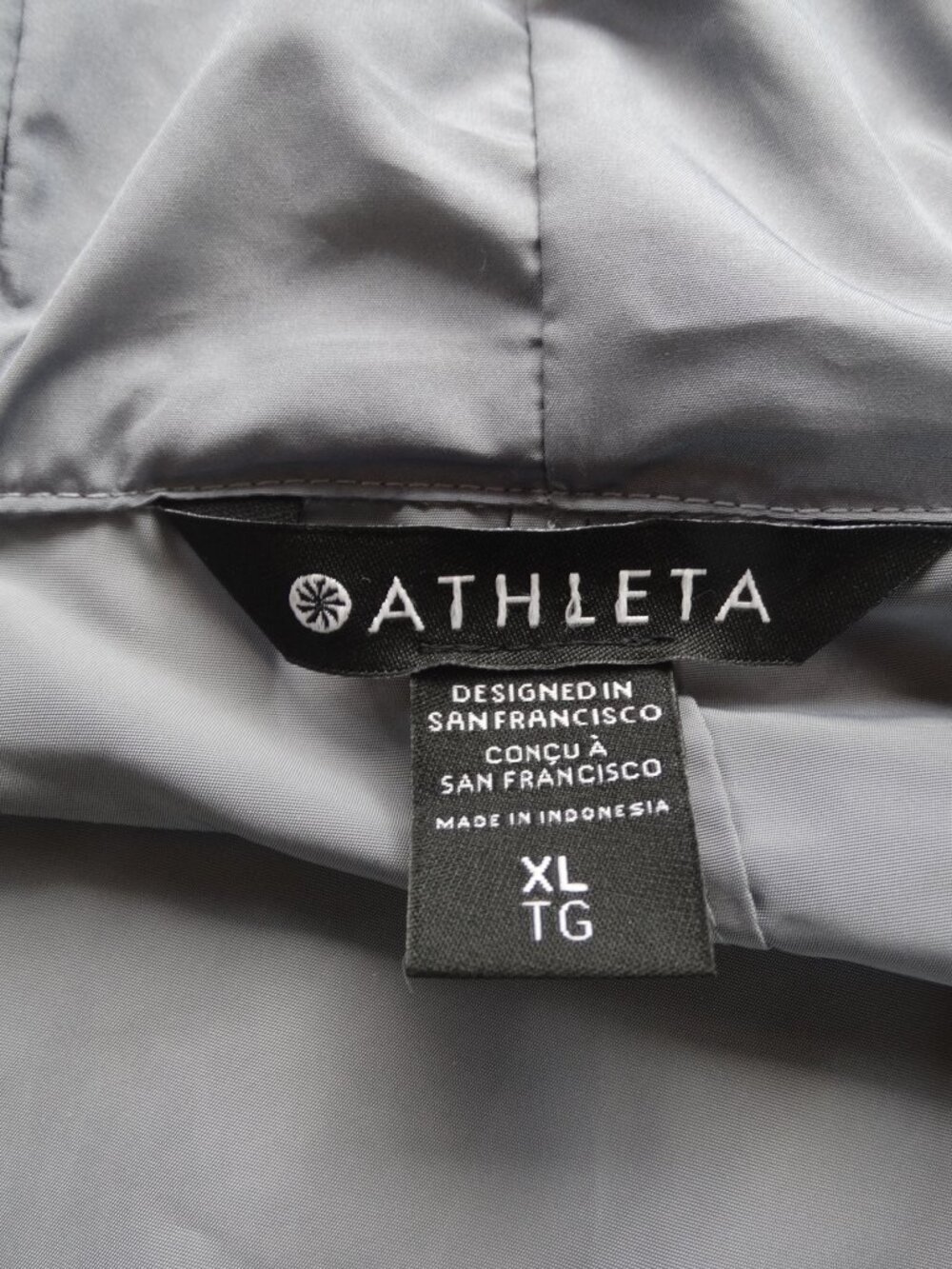ATHLETA Everyday Anorak Coastline Blue Size XL, Raincoat w Hood - Picture 9 of 11